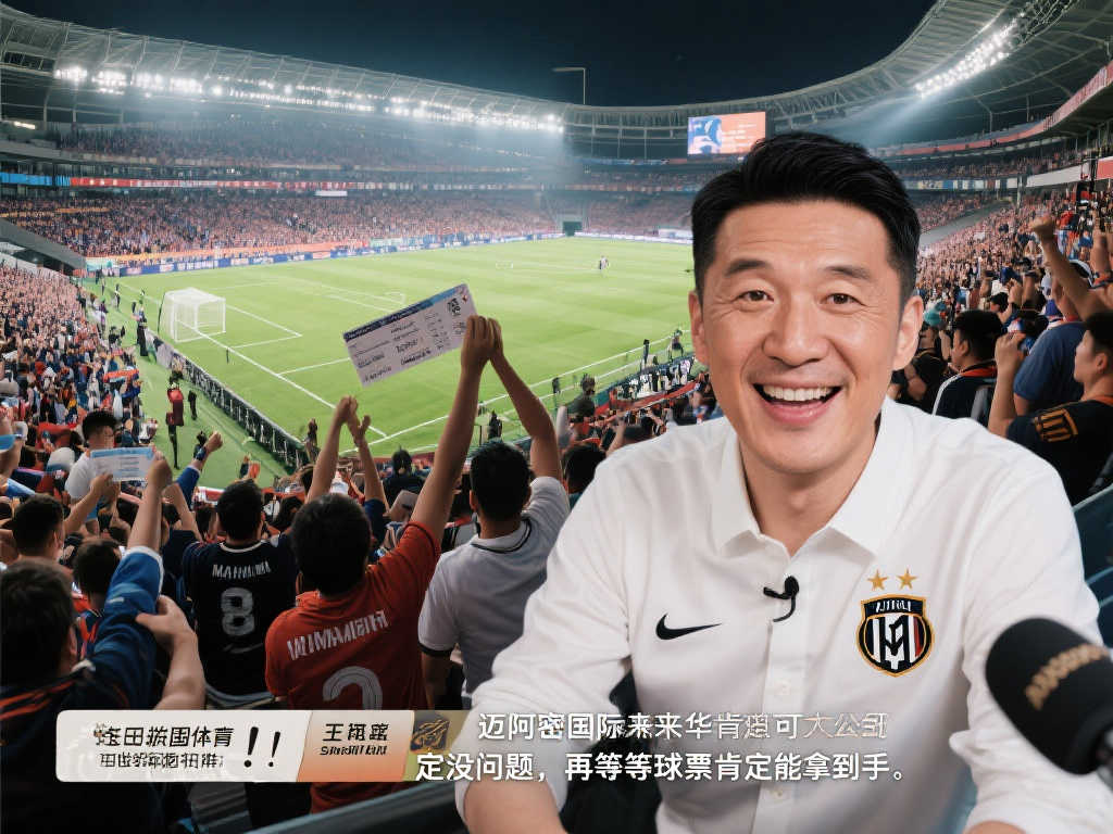 王涛:迈阿密国际来华行程无忧,球票迟早能顺利购得 王涛:迈阿密国际来华行程无忧,球票迟早能顺利购得